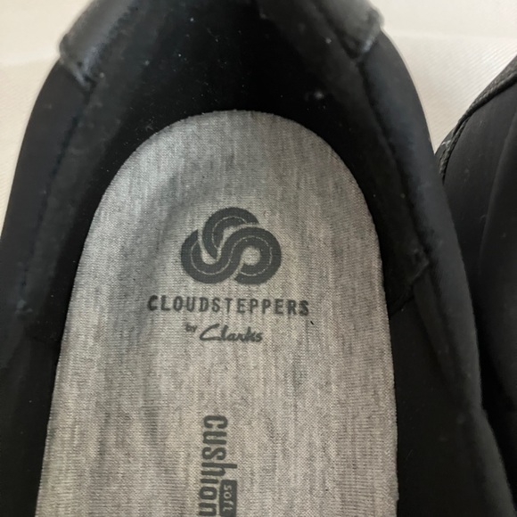 Clarks Cloudsteppers Slip-on Loafer in Black - Picture 2 of 5